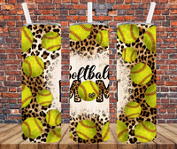 Softball Mom - Tumbler Wrap - Sublimation Transfers