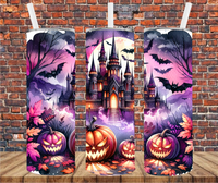 Spooky Castle - Tumbler Wrap - Sublimation Transfers