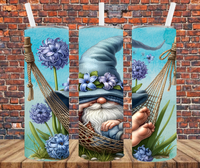 Spring Gnome - Tumbler Wrap - Sublimation Transfers