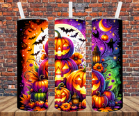 Halloween Scene - Tumbler Wrap - Sublimation Transfers