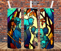 Stained Glass Koala - Tumbler Wrap Sublimation Transfers