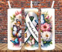 Stronger Than The Storm - Tumbler Wrap - Sublimation Transfers