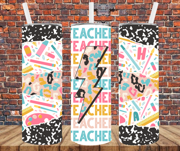 Teacher - Tumbler Wrap - Sublimation Transfers