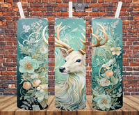 Reindeer  - Tumbler Wrap - Sublimation Transfers