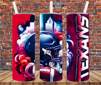 Pro Team Football - Tumbler Wrap Sublimation Transfers