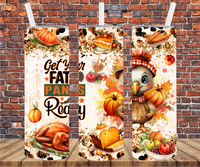 Get Your Fat Pants Ready - Tumbler Wrap - Sublimation Transfers