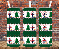 Ugly Christmas Sweater - Tumbler Wrap - Sublimation Transfers