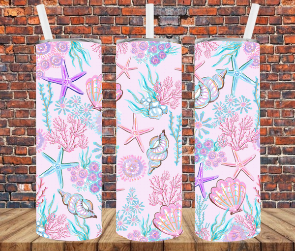 Under the Sea  - Tumbler Wrap - Sublimation Transfers