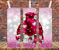 Valentine's Gnomes - Tumbler Wrap - Sublimation Transfers