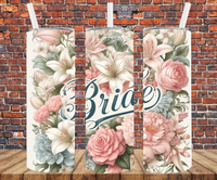 Bride - Tumbler Wrap - Sublimation Transfers