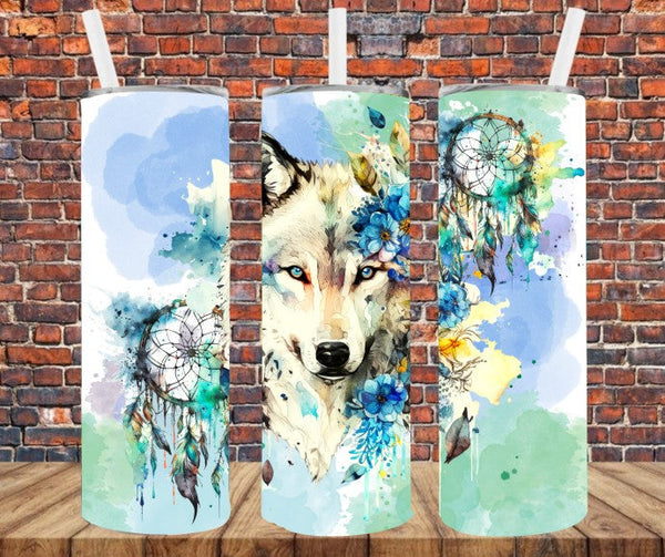 Wolf - Tumbler Wrap Sublimation Transfers