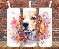 Adorable Beagle - Tumbler Wrap - Sublimation Transfers