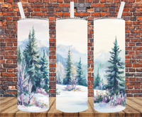 Winter Wonderland - Tumbler Wrap - Sublimation Transfers