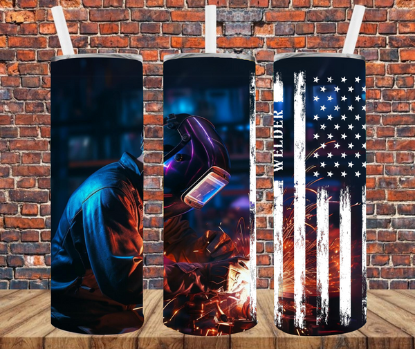 Welder - Tumbler Wrap - Sublimation Transfers