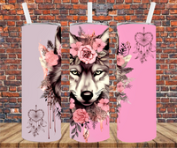 Wolf - Tumbler Wrap - Sublimation Transfers