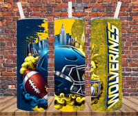 College - Tumbler Wrap - Sublimation Transfers