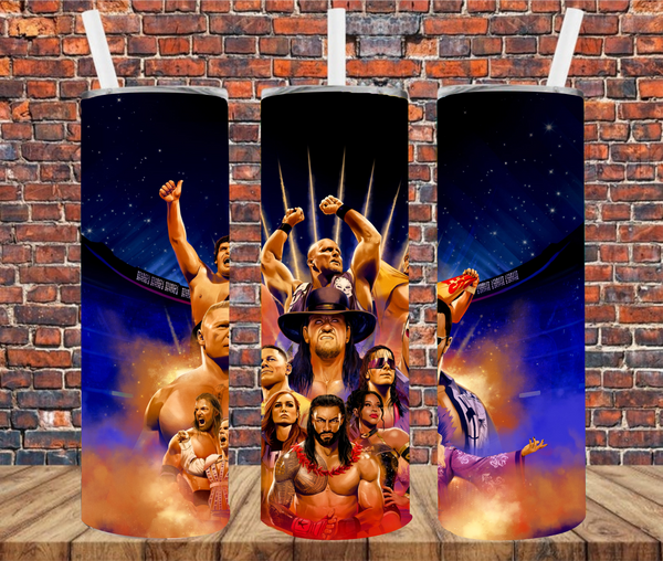 Wrestling Pro - Tumbler Wrap - Sublimation Transfers