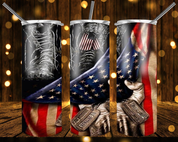 Military - Tumbler Wrap Sublimation Transfers