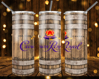 Alcohol Crown - Tumbler Wrap Sublimation Transfers