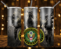 Army - Tumbler Wrap Sublimation Transfers