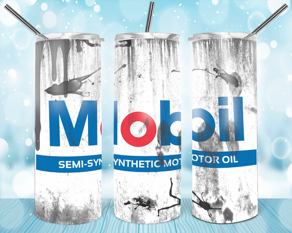 Mobil - Tumbler Wrap Sublimation Transfers