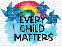 Waterslide, Sublimation Transfers - Child Abuse Prevention & Awareness - Pinwheel