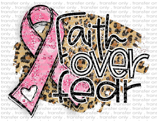 Waterslide, Sublimation Transfers - Pink Ribbon - Breast Cancer Awareness