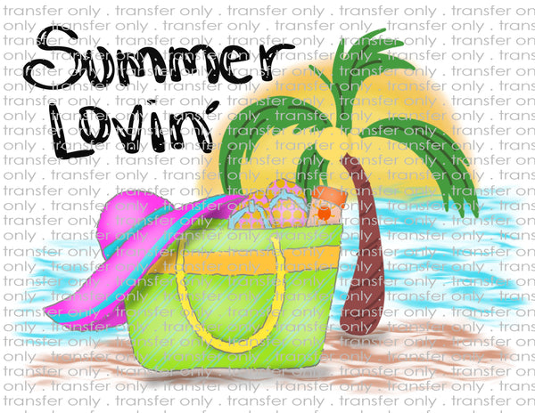 Waterslide, Sublimation Transfers - Summer Activities - Beach