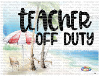 Waterslide, Sublimation Transfers - Summer Activities - Beach - Teacher Summer break