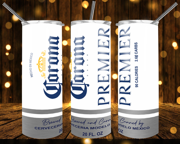Beer Corona - Tumbler Wrap Sublimation Transfers