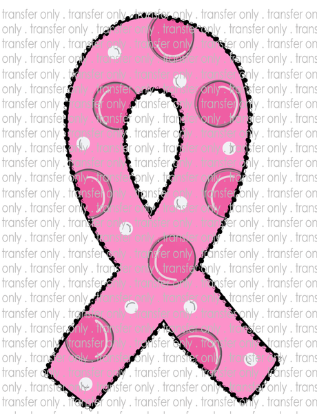 Pink Ribbon - Waterslide, Sublimation Transfers