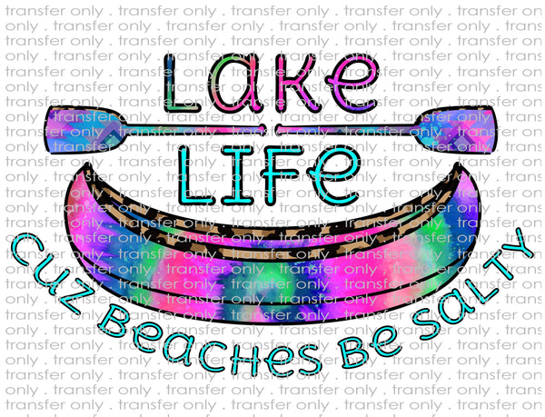 Lake Life - Waterslide, Sublimation Transfers