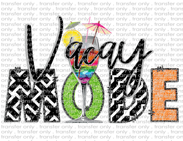 Vacay Mode - Waterslide, Sublimation Transfers