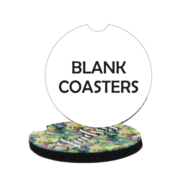 2 pack -Sublimation Rubber Car Coasters – Sticky Fingers Vinyl & Transfers