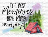 Waterslide, Sublimation Transfers - Camping