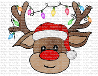 Kids Christmas Reindeer - Waterslide, Sublimation Transfers
