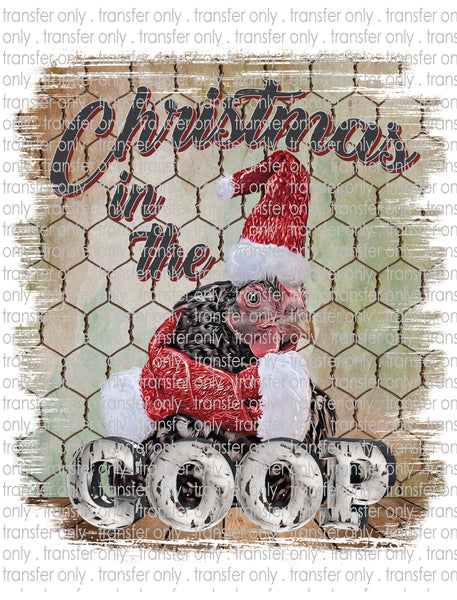 Christmas in the Coop - Waterslide, Sublimation Transfers