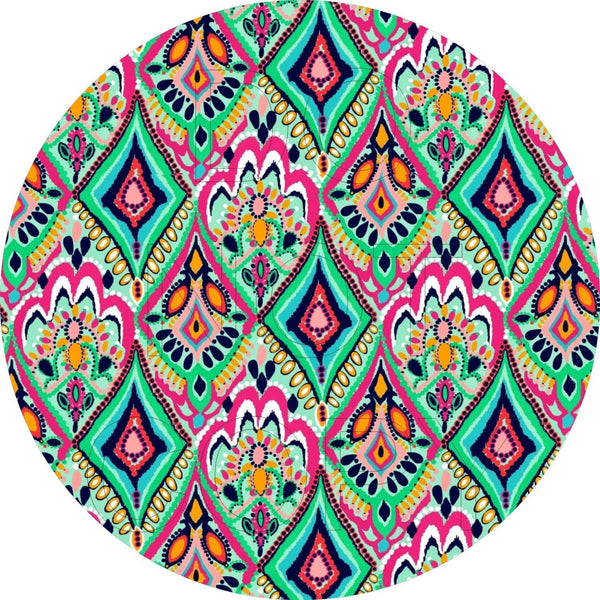 Boutique - Lilly P Inspired - Round Template Transfers for Coasters