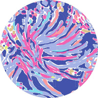 Boutique - Lilly P Inspired - Round Template Transfers for Coasters