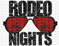 Rodeo Nights - Waterslide, Sublimation Transfers