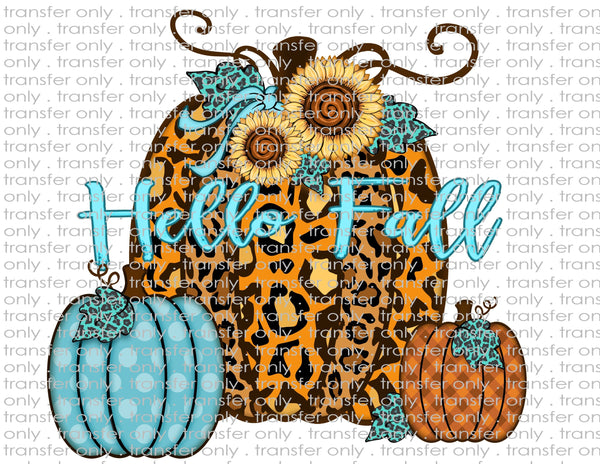 Hello Fall - Waterslide & Sublimation Transfers