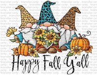 Fall Gnomes - Waterslide & Sublimation Transfers