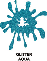 Aqua Glitter - Heat Transfer Vinyl Sheets