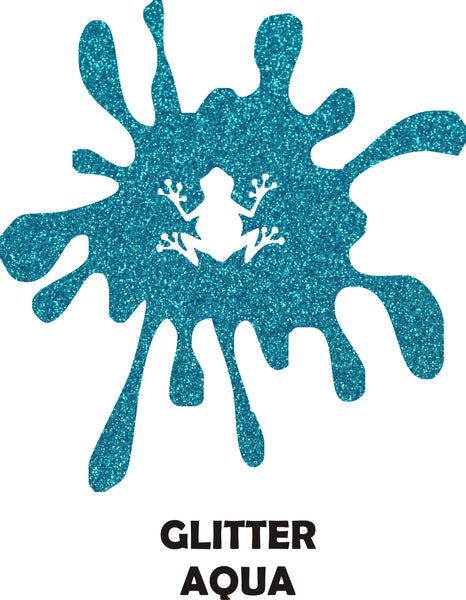 Aqua Glitter - Heat Transfer Vinyl Sheets