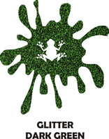 Dark Green Glitter - Heat Transfer Vinyl Sheets