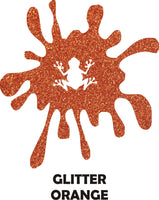 Orange Glitter - Heat Transfer Vinyl Sheets