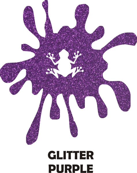 Purple Glitter - Heat Transfer Vinyl Sheets