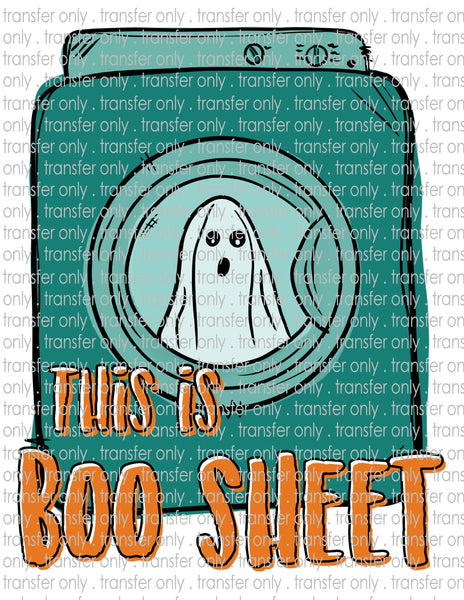 Boo Sheet - Waterslide, Sublimation Transfers - Halloween