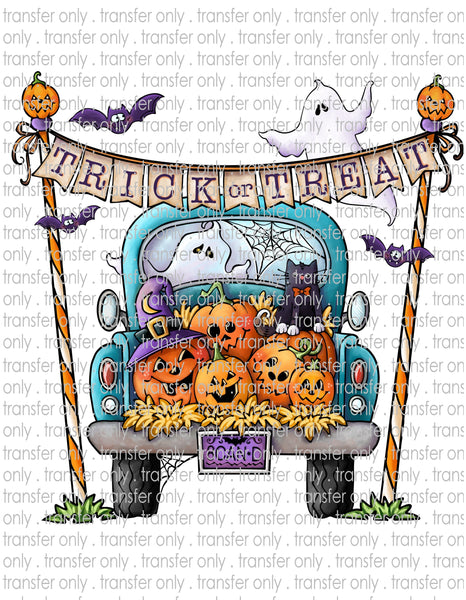 Trick or Treat Truck - Waterslide & Sublimation Transfers