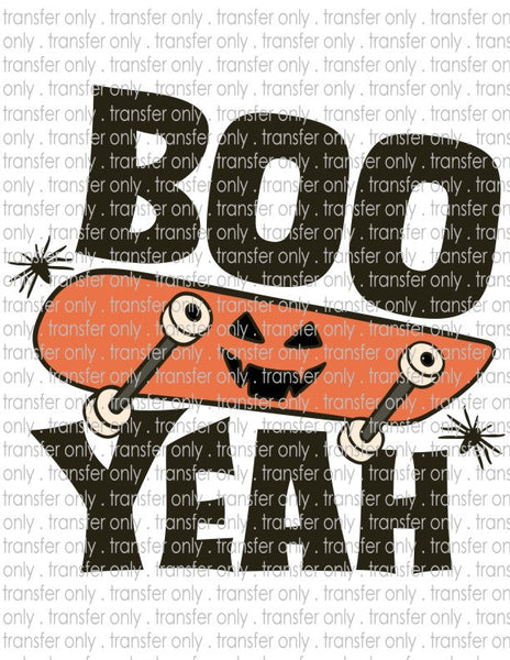 Boo Yeah - Waterslide, Sublimation Transfers